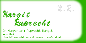 margit ruprecht business card